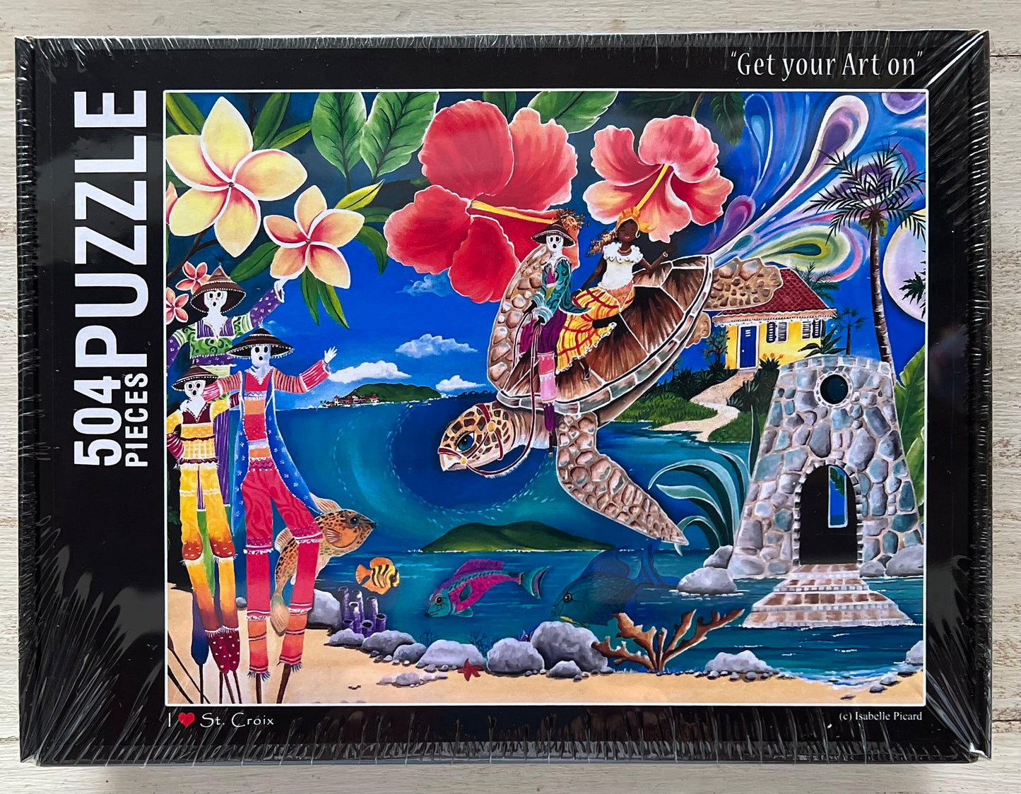 Puzzle by Isabelle Picard of St Croix Island, named "I love St Croix"