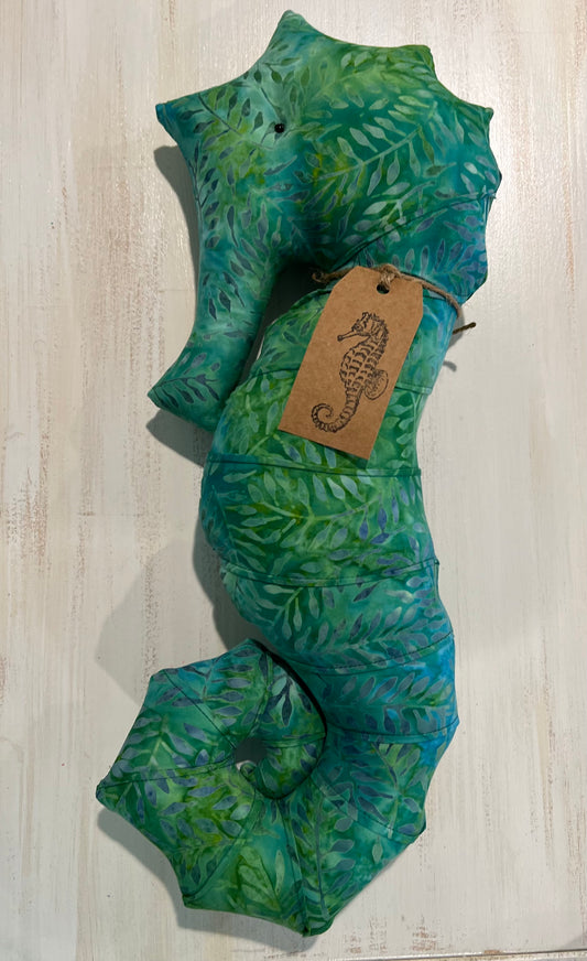 Seahorse Pillow #4 Stuffed Animal size 16” long