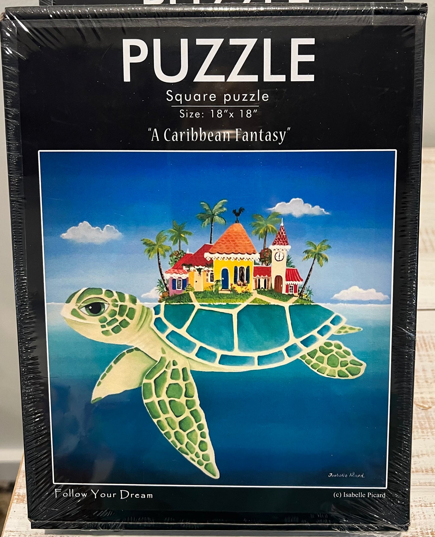 Puzzle by Isabelle Picard of turtle named Follow Your Dreams